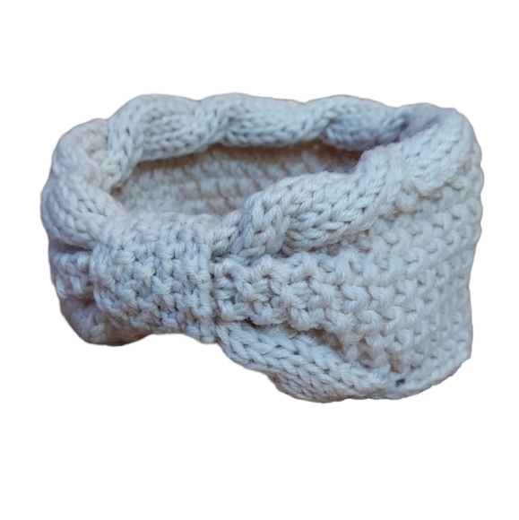 3 Piece Set Headband Women's Hair Wrap Ear Warmer Winter Ivory Tan Black New - Picture 3 of 9